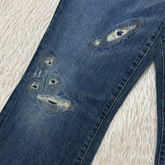 Aeropostale skinny distressed denim jeans size 34 - Picture 4 of 11